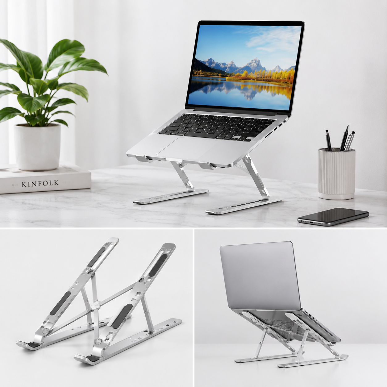 Aluminium Laptopstandaard Pro Series